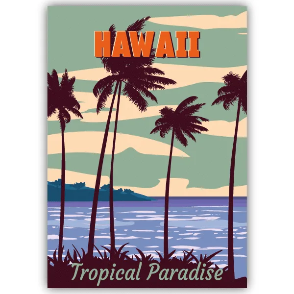 Tableau Hawaï - tableau décoratif Made in France