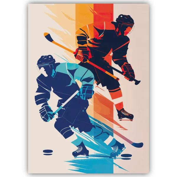 Tableau Hockey - tableau décoratif Made in France