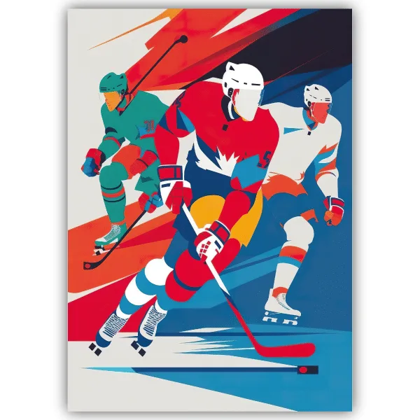 Tableau Hockey - tableau décoratif Made in France