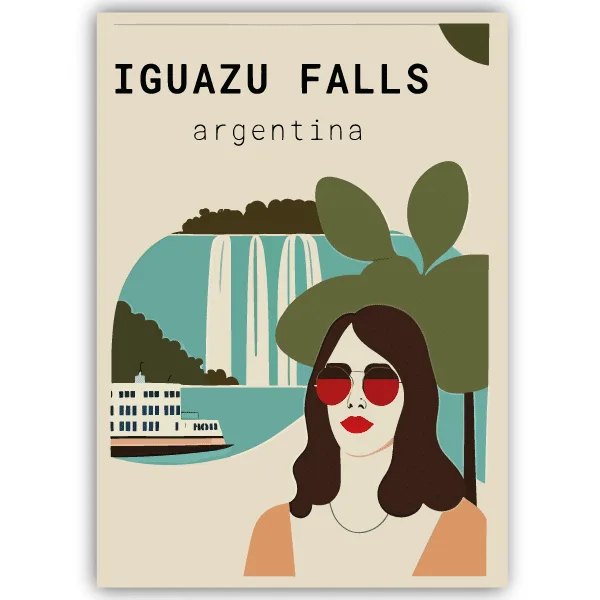 Tableau Iguazu Falls - Argentine - tableau décoratif Made in France