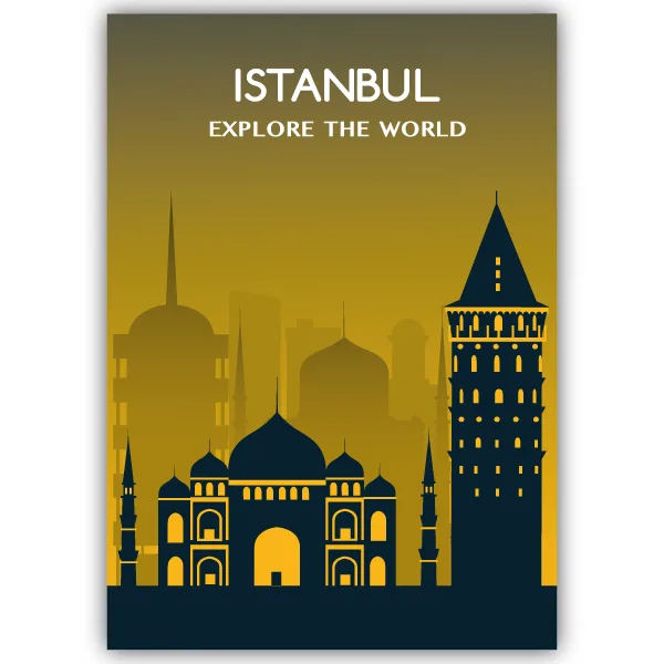 Tableau Istanbul - Turquie - tableau décoratif Made in France