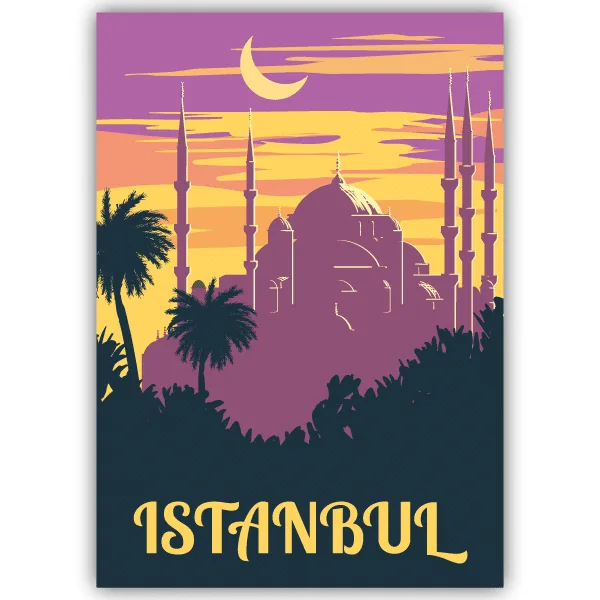 Tableau Istanbul - Turquie - tableau décoratif Made in France
