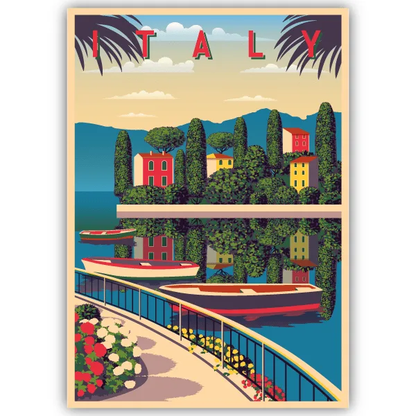Tableau Italie - tableau décoratif Made in France