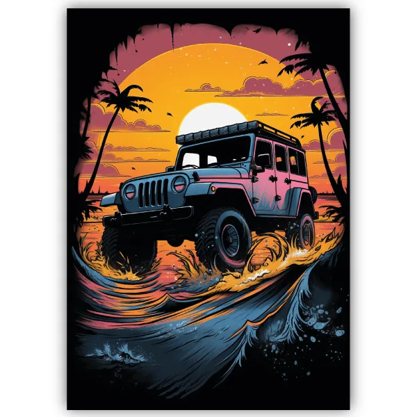 Tableau Jeep d’Exploration - tableau décoratif Made in France