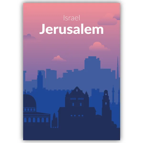 Tableau Jérusalem - Israël - tableau décoratif Made in France