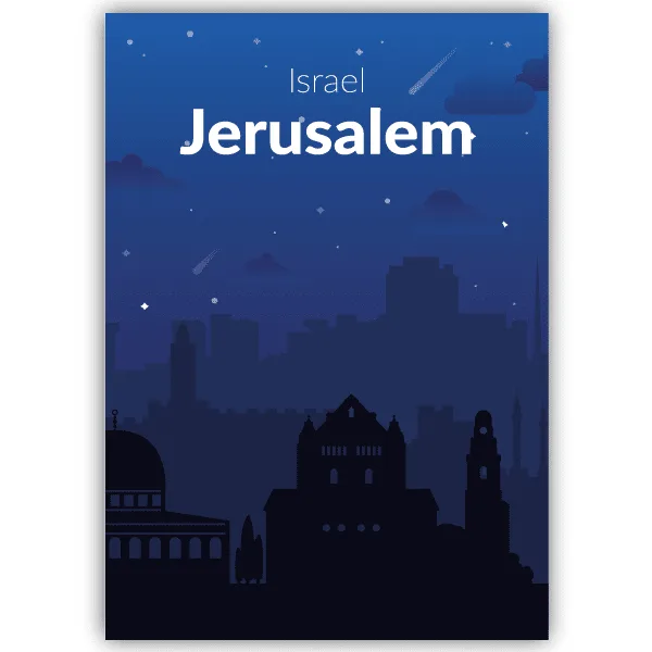 Tableau Jérusalem - Israël - tableau décoratif Made in France