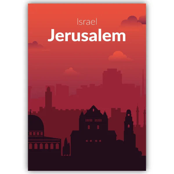 Tableau Jérusalem - Israël - tableau décoratif Made in France