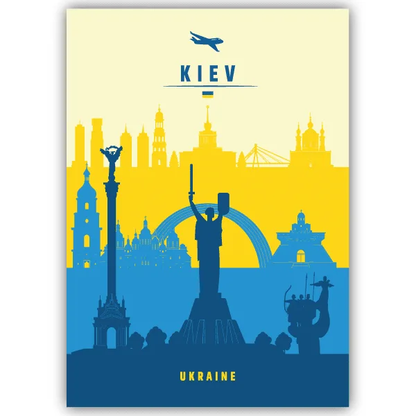 Tableau Kiev - Ukraine - tableau décoratif Made in France