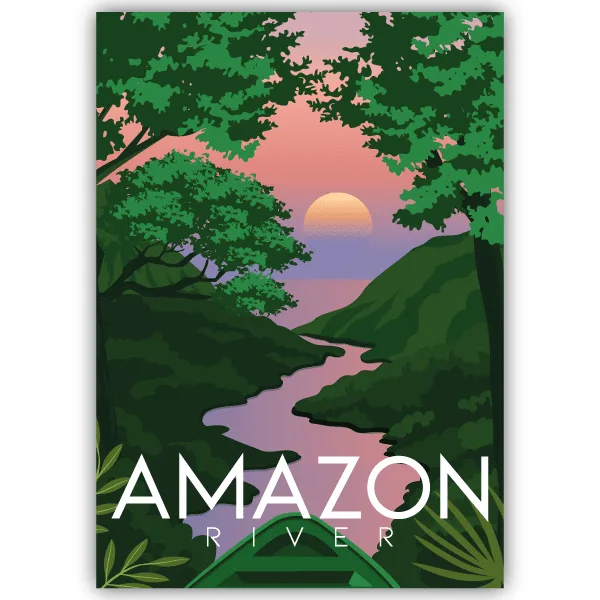 Tableau l’Amazone - tableau décoratif Made in France