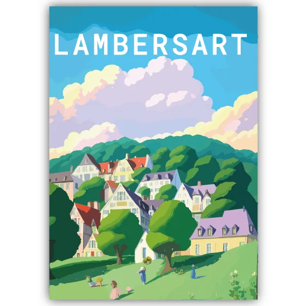 Tableau Lambersart - France - tableau décoratif Made in France