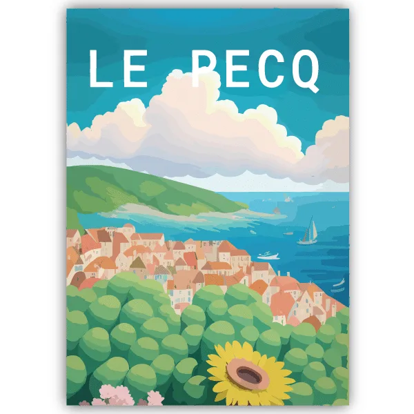 Tableau Le Pecq - France - tableau décoratif Made in France