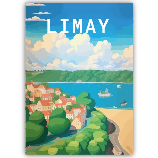 Tableau Limay - France - tableau décoratif Made in France
