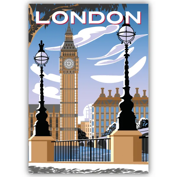 Tableau Londres - Angleterre - tableau décoratif Made in France