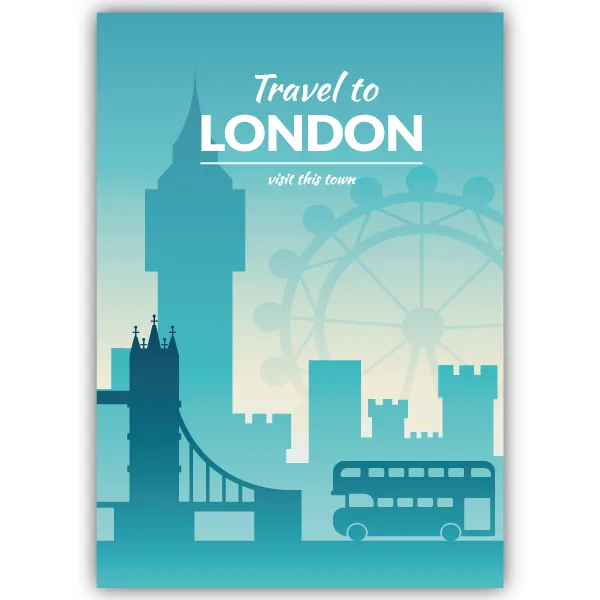 Tableau Londres - Angleterre - tableau décoratif Made in France