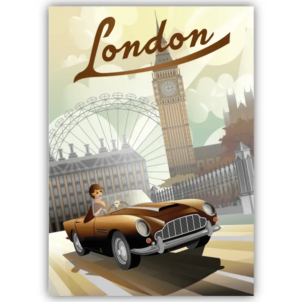 Tableau Londres - tableau décoratif Made in France