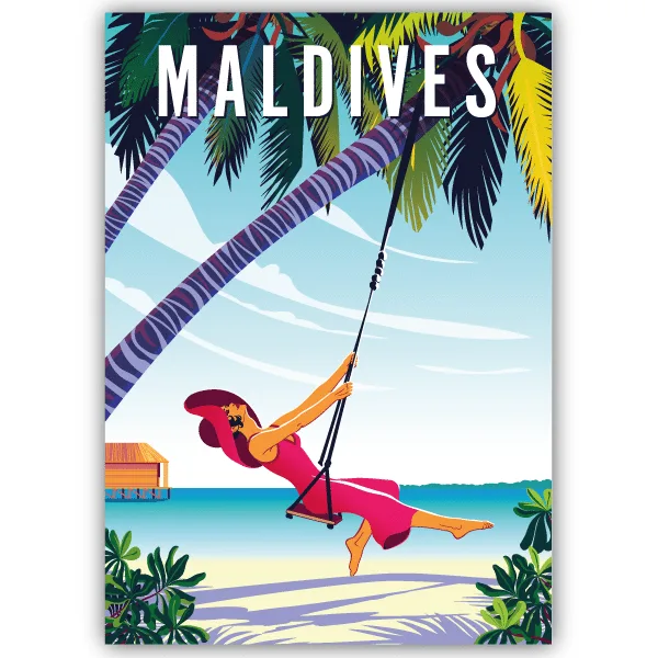 Tableau Maldives - tableau décoratif Made in France