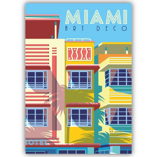 Tableau Miami - tableau décoratif Made in France
