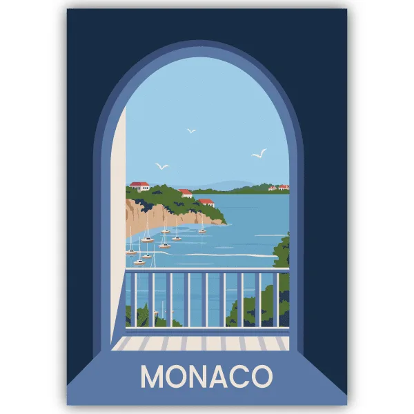 Tableau Monaco - tableau décoratif Made in France