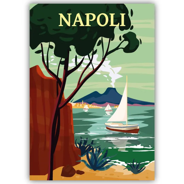 Tableau Naples - Italie - tableau décoratif Made in France