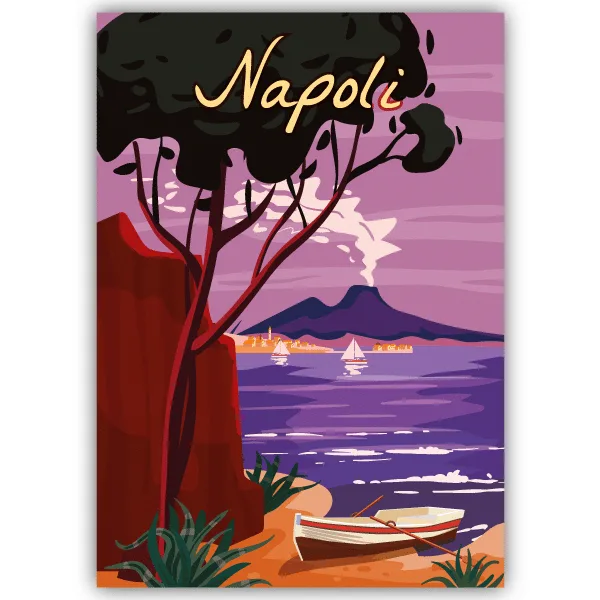 Tableau Naples - Italie - tableau décoratif Made in France