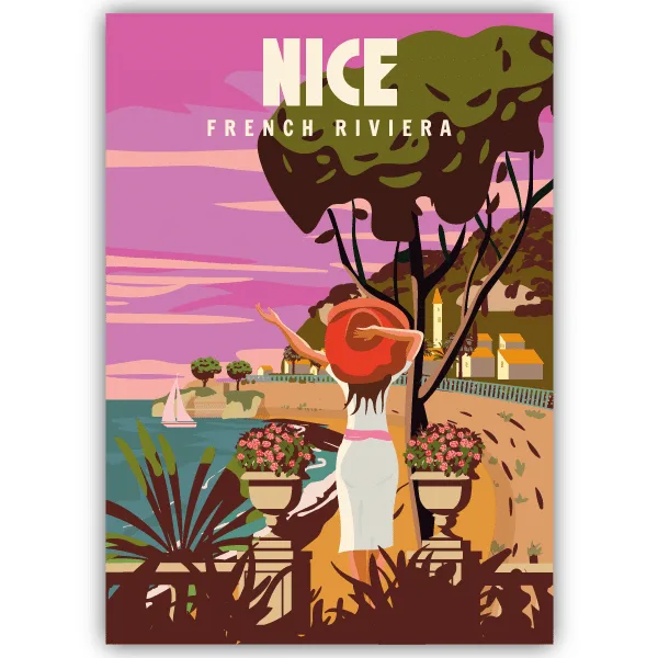 Tableau Nice - Côte d’Azur - tableau décoratif Made in France