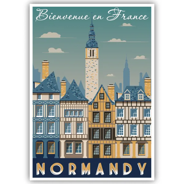 Tableau Normandie - tableau décoratif Made in France