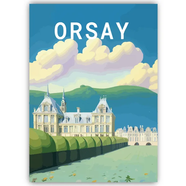 Tableau Orsay - France - tableau décoratif Made in France