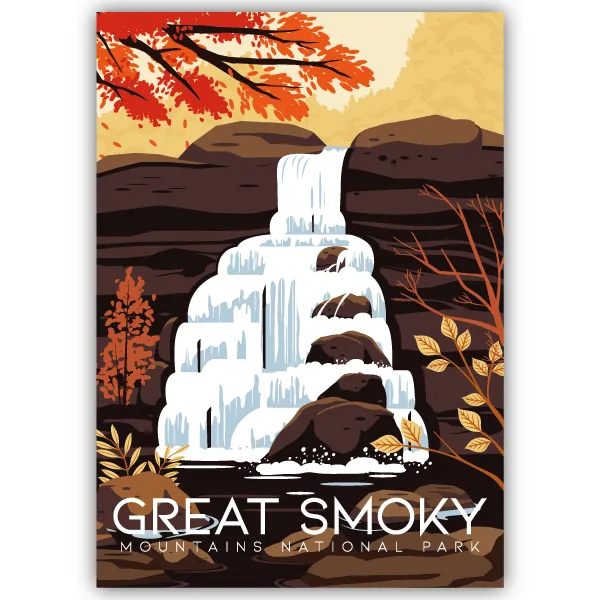 Tableau Parc National des Great Smoky Mountains - États-Unis - tableau décoratif Made in France