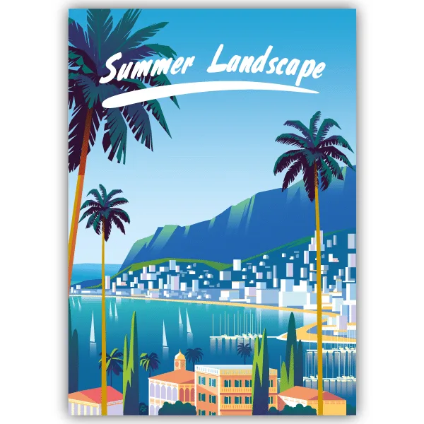 Tableau Paysage d’Été - tableau décoratif Made in France