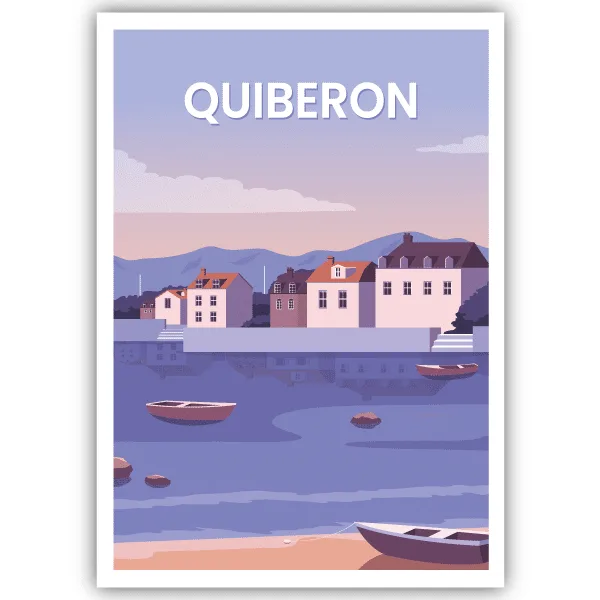 Tableau Quiberon - France - tableau décoratif Made in France
