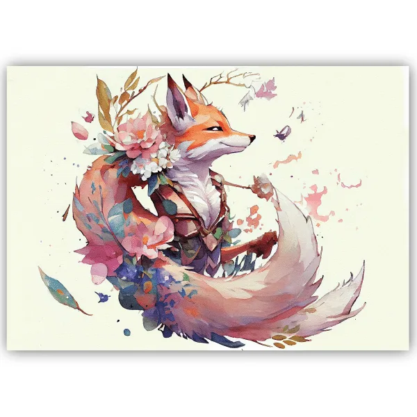 Tableau Renard - tableau décoratif Made in France