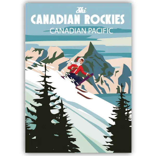 Tableau Rocheuses Canadiennes - Canada - tableau décoratif Made in France