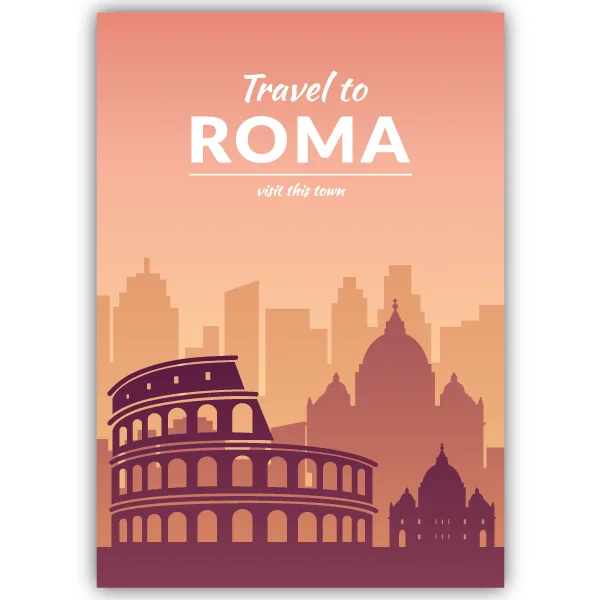 Tableau Rome - Italie - tableau décoratif Made in France