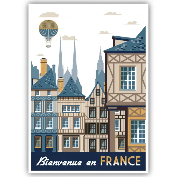 Tableau Strasbourg - France - tableau décoratif Made in France