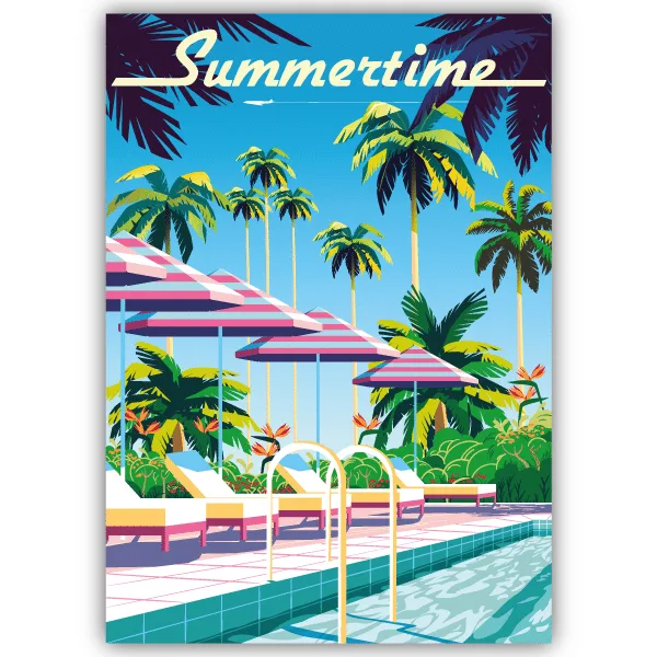 Tableau Summer Time - tableau décoratif Made in France