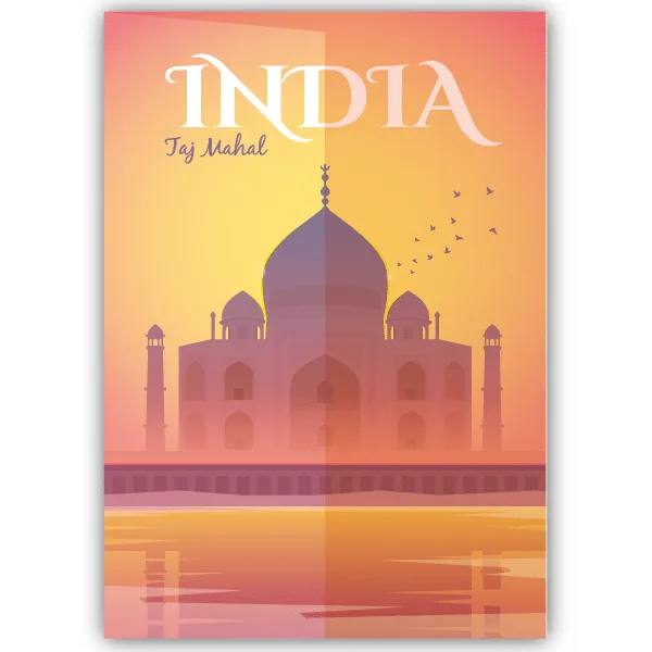 Tableau Taj Mahal - Inde - tableau décoratif Made in France