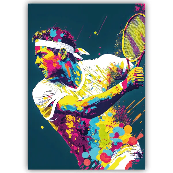 Tableau Tennis - tableau décoratif Made in France