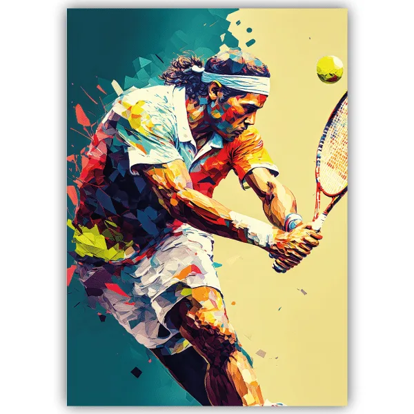Tableau Tennis - tableau décoratif Made in France