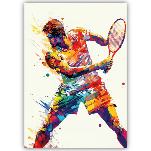 Tableau Tennis - tableau décoratif Made in France