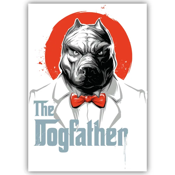 Tableau The Dogfather - tableau décoratif Made in France