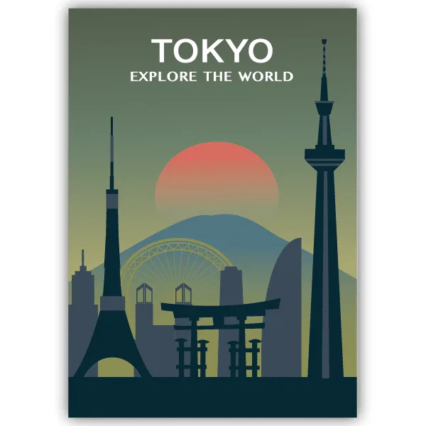 Tableau Tokyo - tableau décoratif Made in France