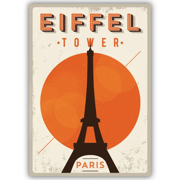 Tableau Tour Eiffel - Paris - tableau décoratif Made in France