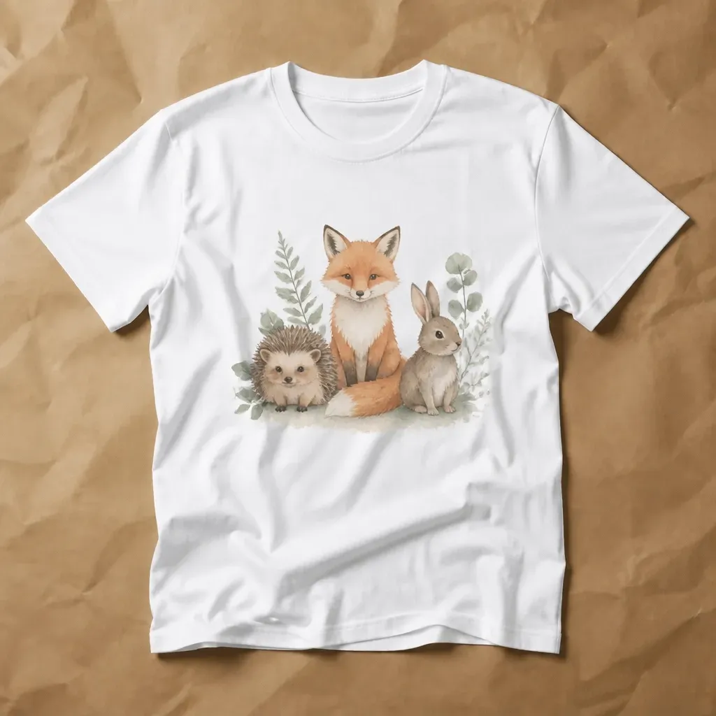 T-shirt Animaux de la forêt