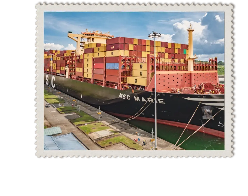 30 de agosto de 2024: Tránsito del buque MSC Marie con récord de mayor capacidad de carga