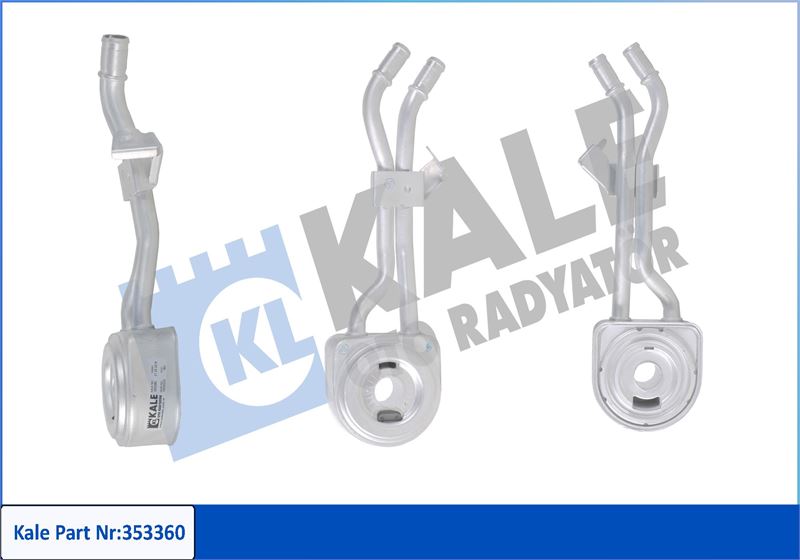 KALE OTO RADYATÖR 353360 Motor Yağ Soğutucusu - CITROËN SAXO (S0, S1) uyumlu