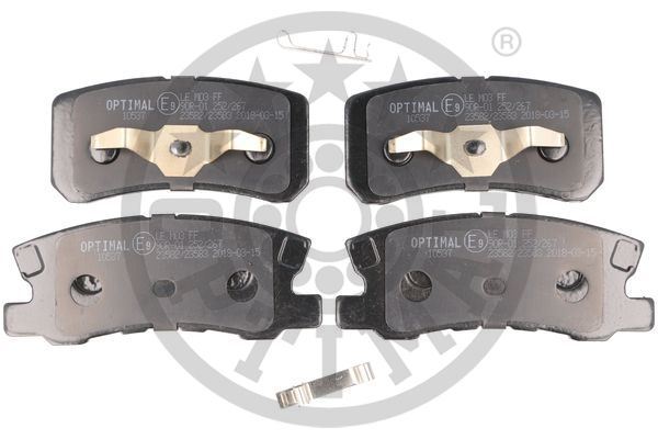 OPTIMAL BP-10537 Fren Sistemleri Fren Balatası - MITSUBISHI ASX (GA_W_) uyumlu