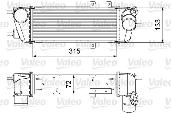 VALEO 818361 Motor Turbo Radyatörü - HYUNDAI i30 (FD) uyumlu