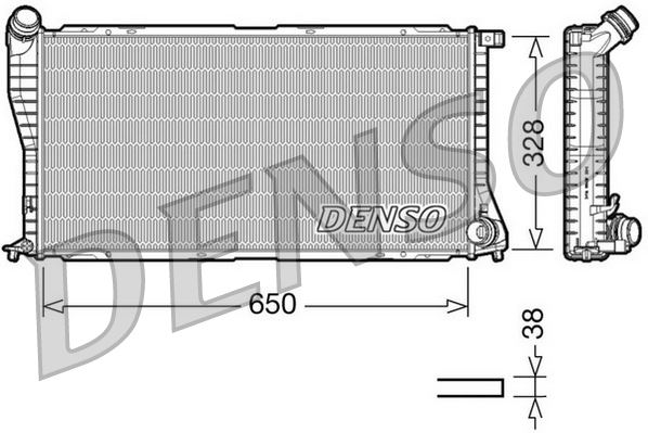 DENSO DRM05002 Soğutma Sistemi Su Soğutucu & Parçaları - BMW 7 (E38) uyumlu
