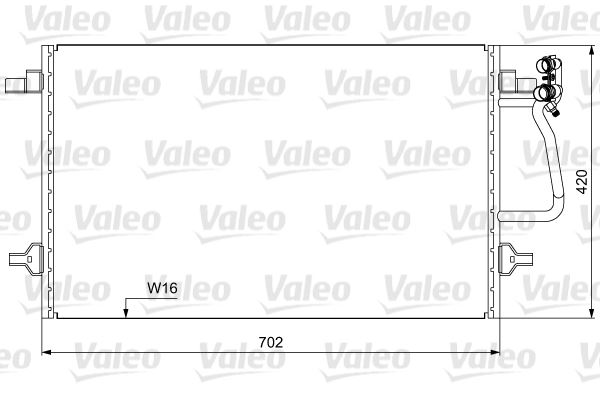 VALEO 814030 İklimlendirme Sistemi Klima Radyatörü - AUDI A8 D2 (4D2, 4D8) uyumlu