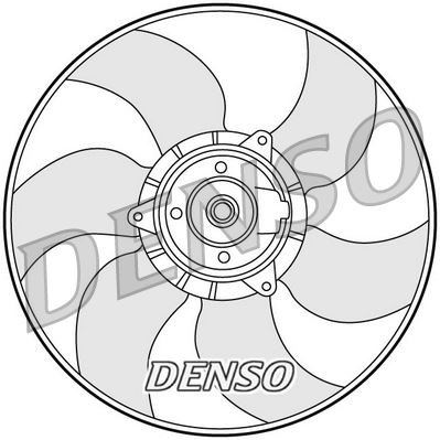 DENSO DER23001 Soğutma Sistemi Fan - RENAULT MEGANE II Station wagon (KM0/1_) uyumlu